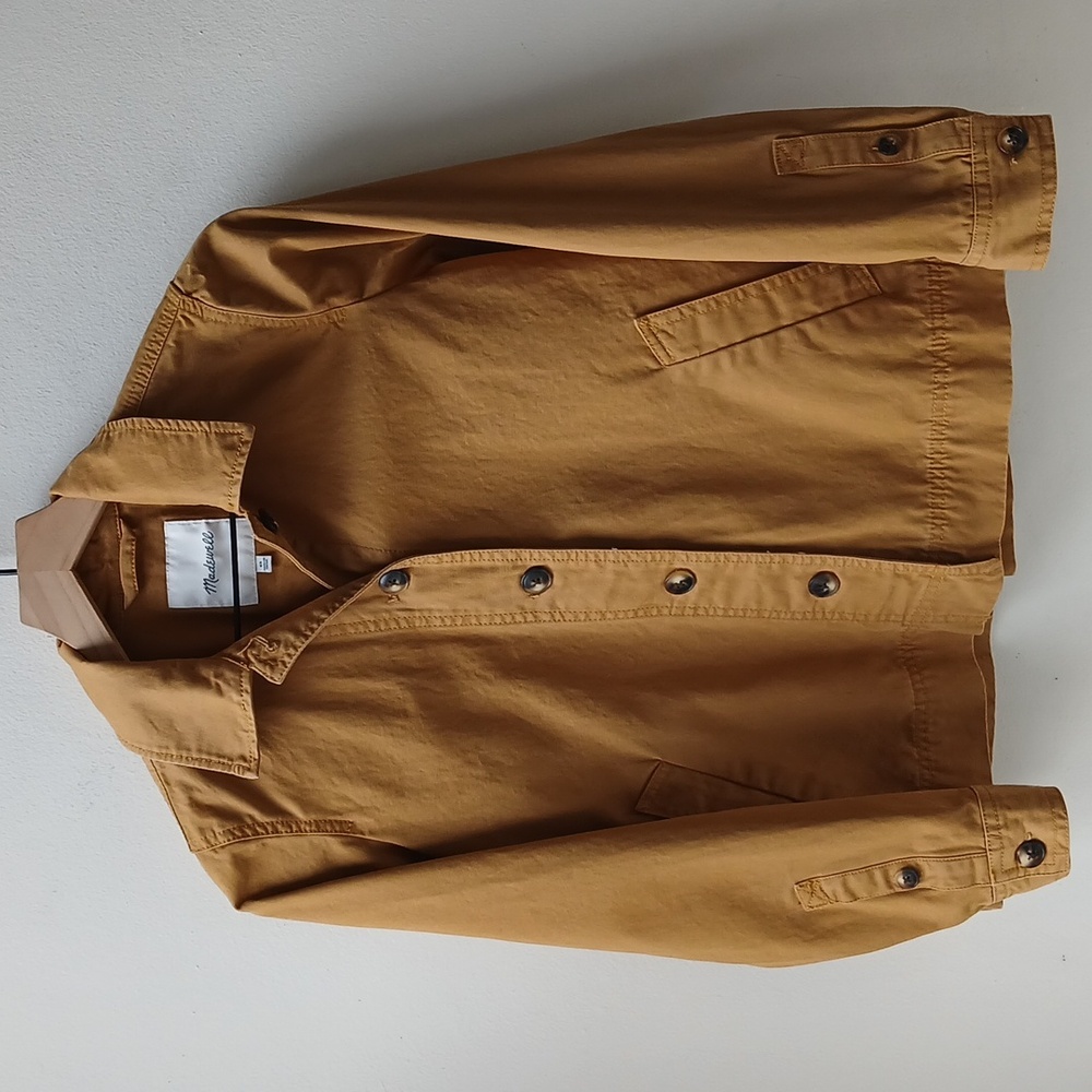 Madewell Northwoods Canvas Jacket Gold Women's XS - Picture 7 of 7